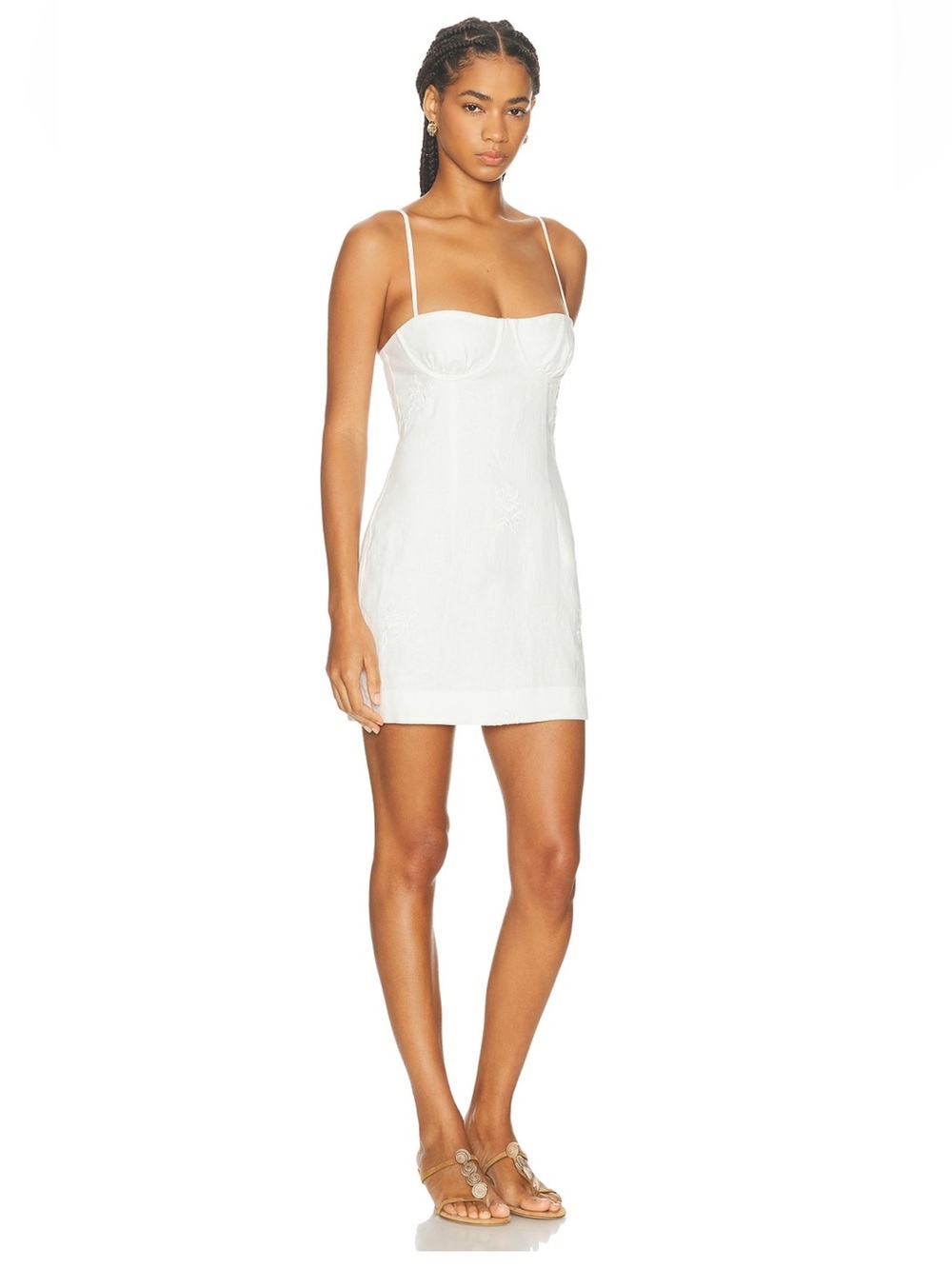 NWT Sir. Alessandra embroidered mini dress size 1